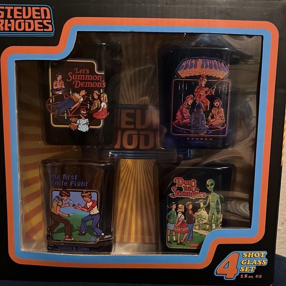 Steven Rhodes shot glasses set - Picture 2 of 3